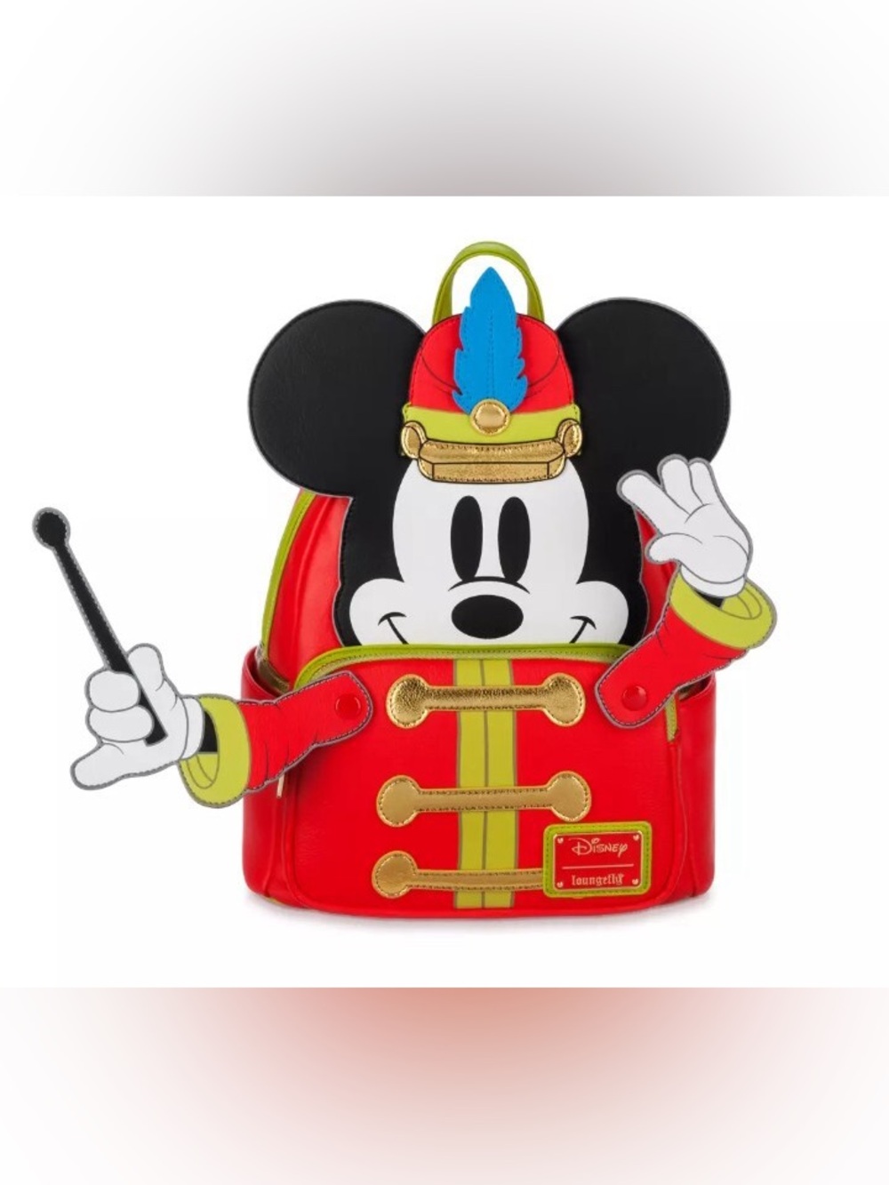 Disney x Loungefly Red Mickey Drum Major Bag